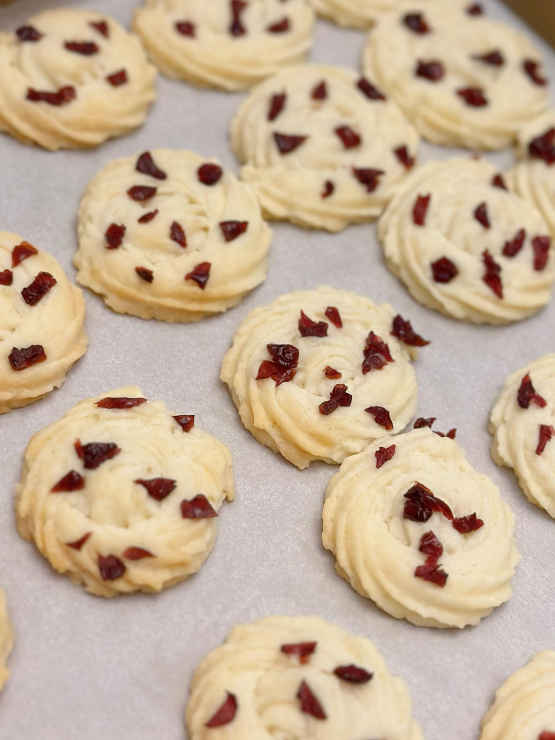 蔓越莓曲奇饼干的做法