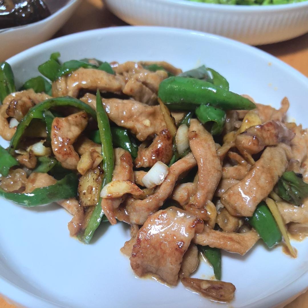 青椒炒肉丝
