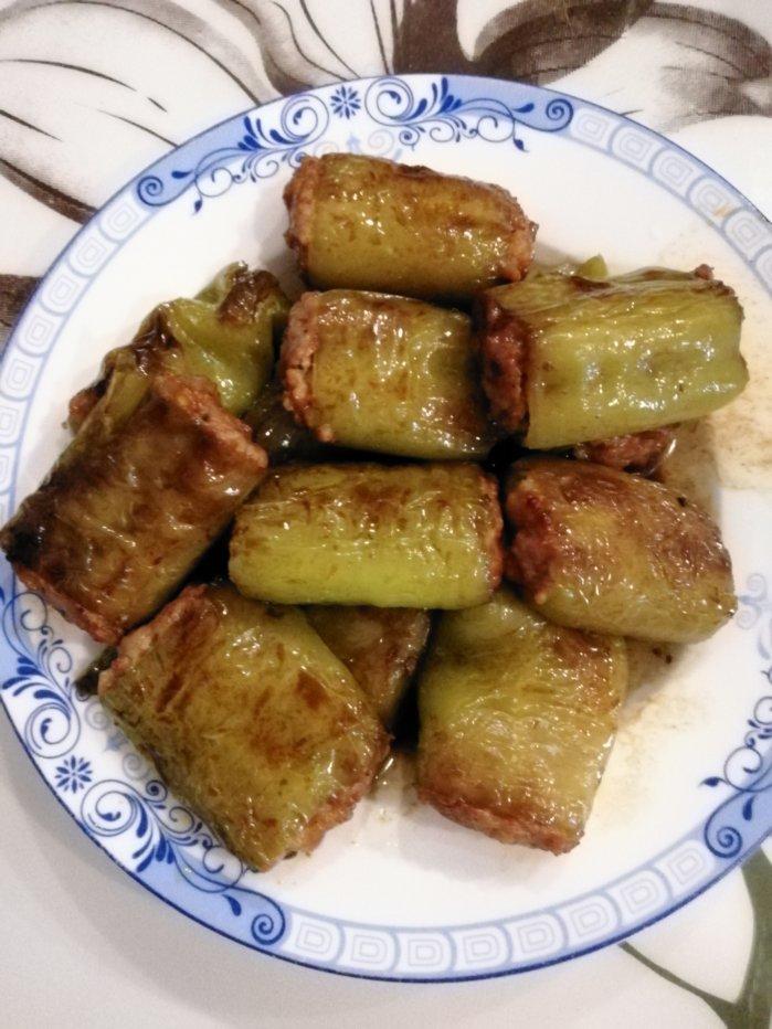 虎皮尖椒酿肉
