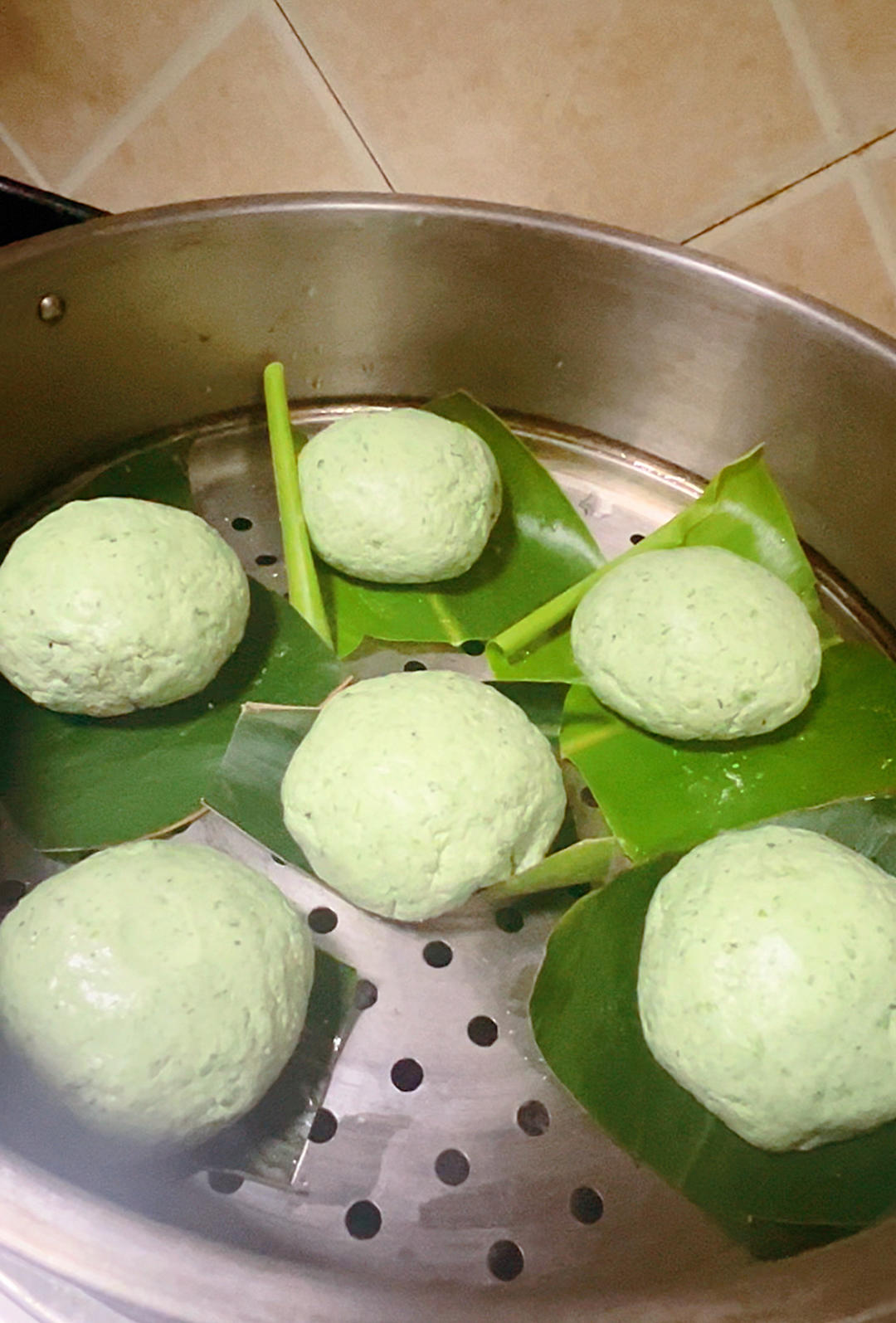 清明菜的清明粿（萝卜丝馅）