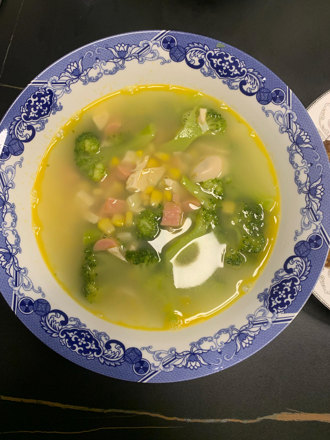 上汤西兰花的做法