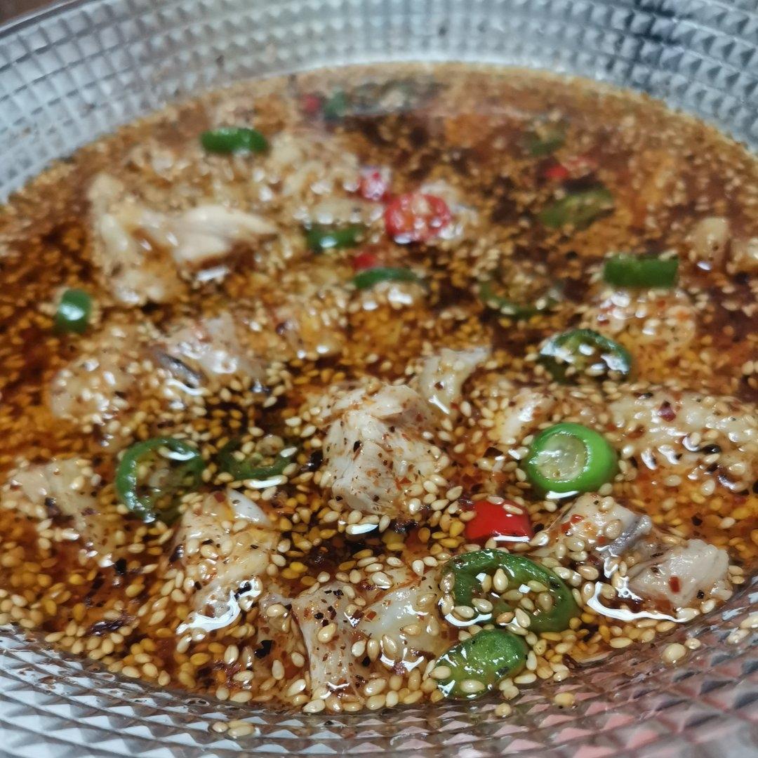 椒麻口水鸡