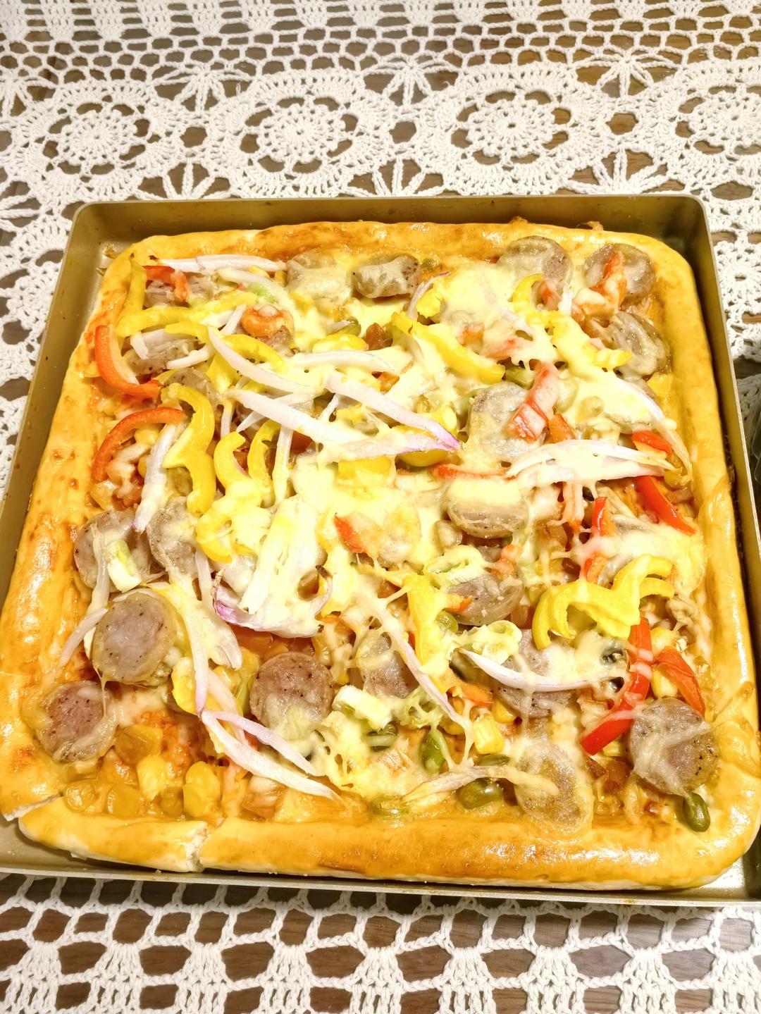 纯手工披萨（附披萨饼皮制作步骤）