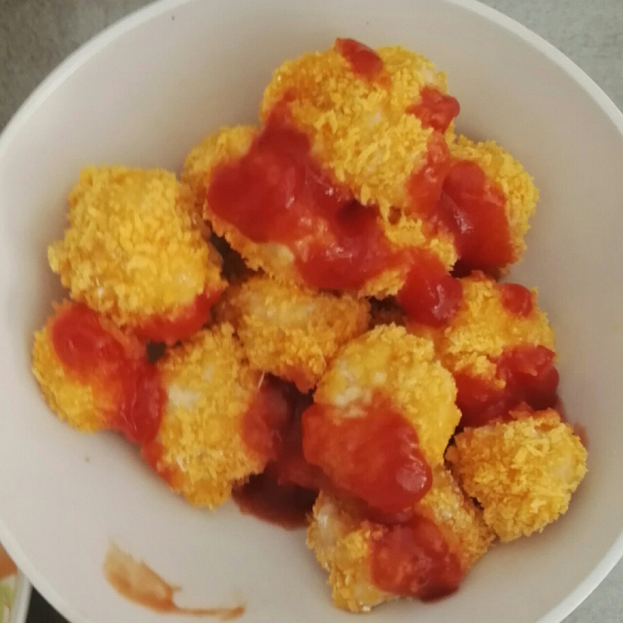 低卡低脂烤箱版鸡米花