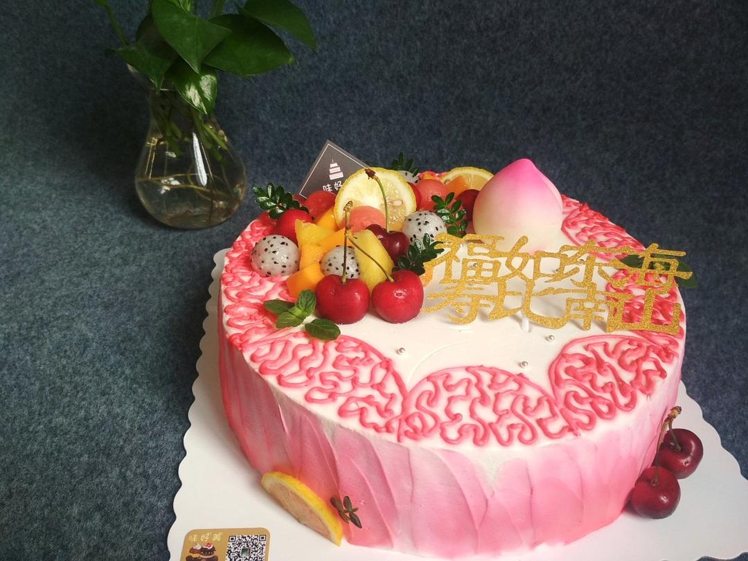 中国风祝寿蛋糕