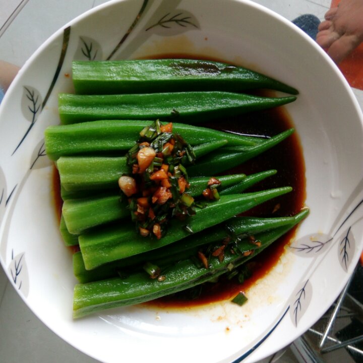 蒜蓉秋葵