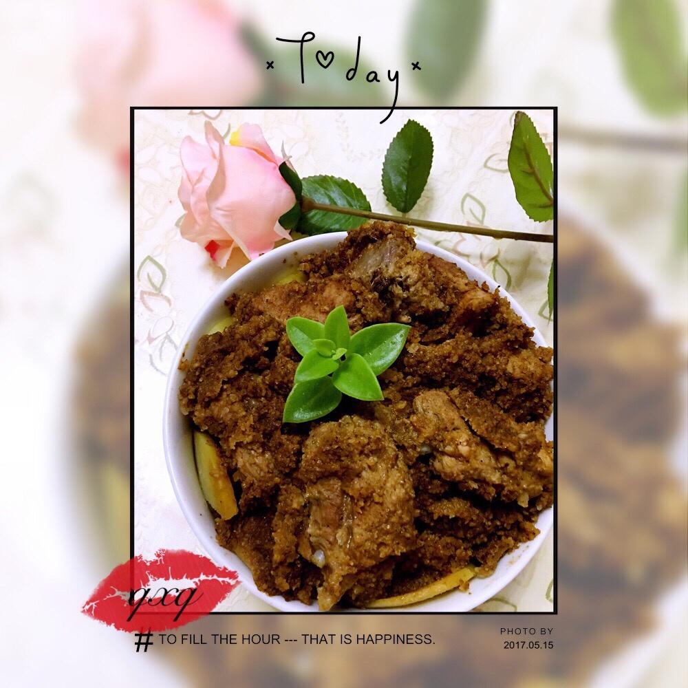 粉蒸排骨 Steamed Pork Ribs with Rice Flour