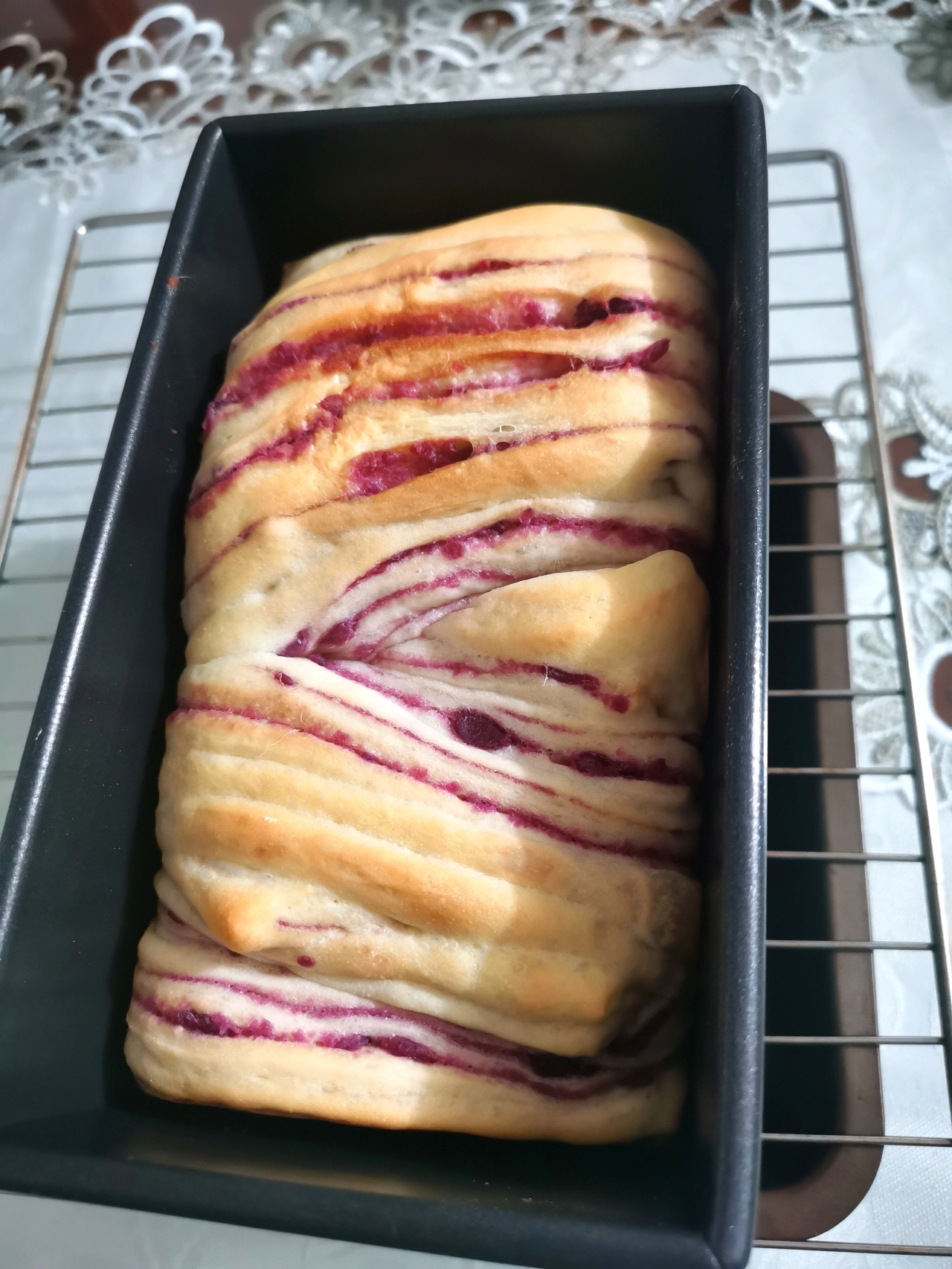 香软紫薯面包