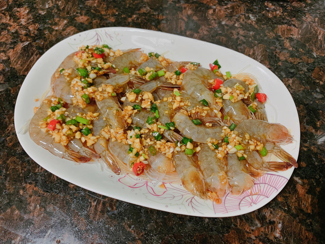 一学就会一上桌就抢光的蒜蓉粉丝虾