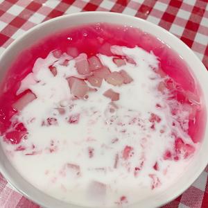 桃肉果冻（日式桃子冰粉）的做法 步骤16
