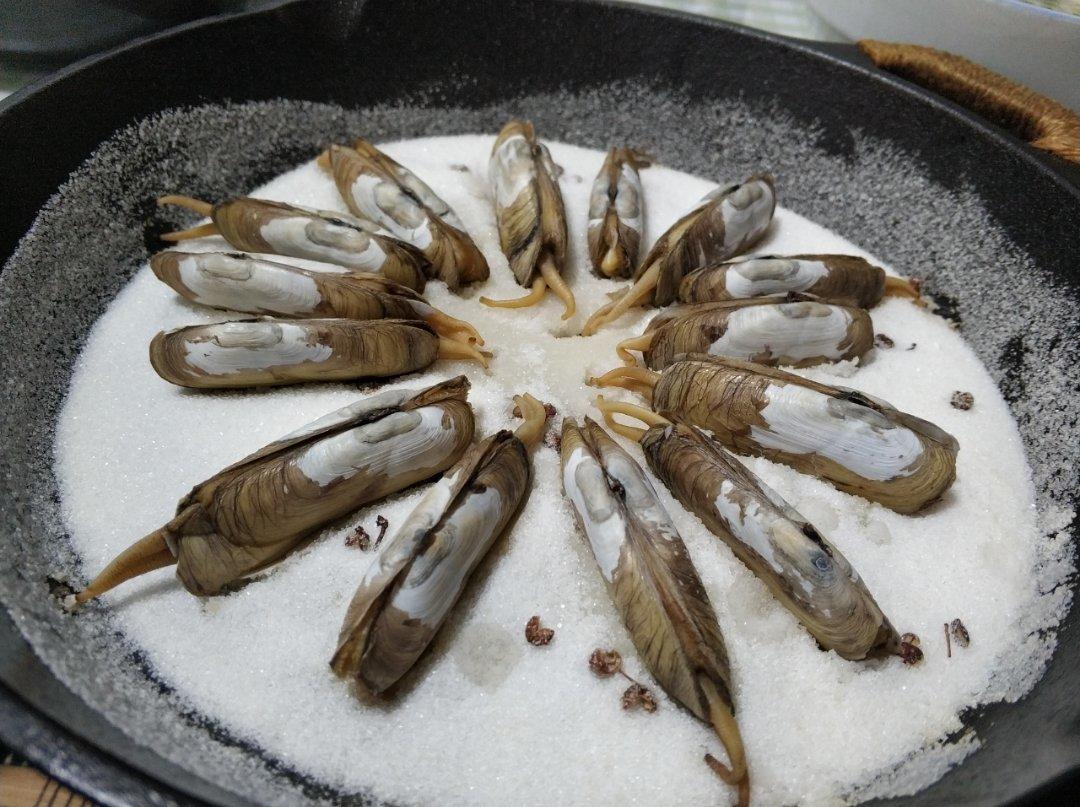 盐焗蛏子