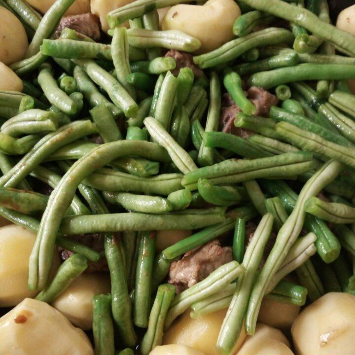 土豆芸豆炖排骨