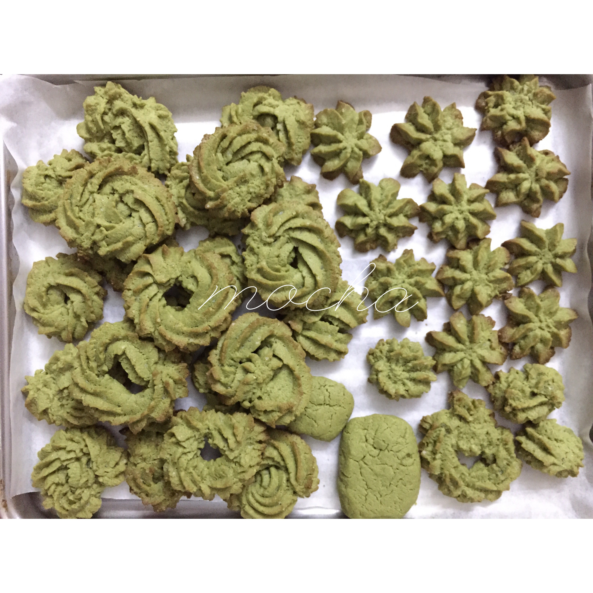 抹茶曲奇饼干