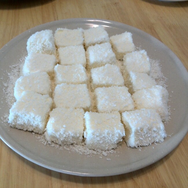 椰蓉牛奶小方
