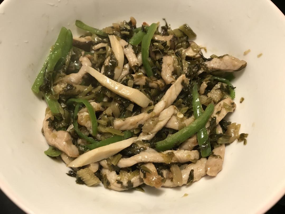 雪里蕻炒肉丝