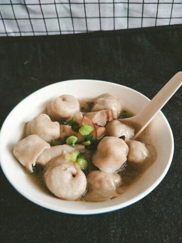 自制手工鱼皮饺