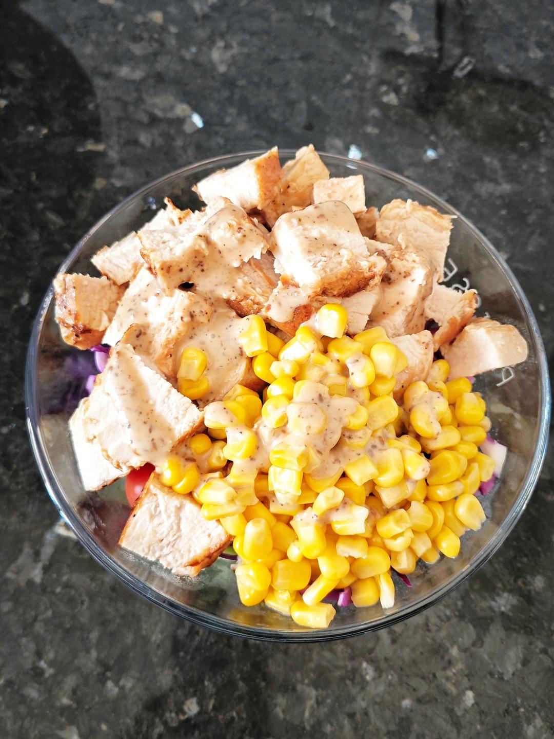 蒜香鸡肉沙拉🥗