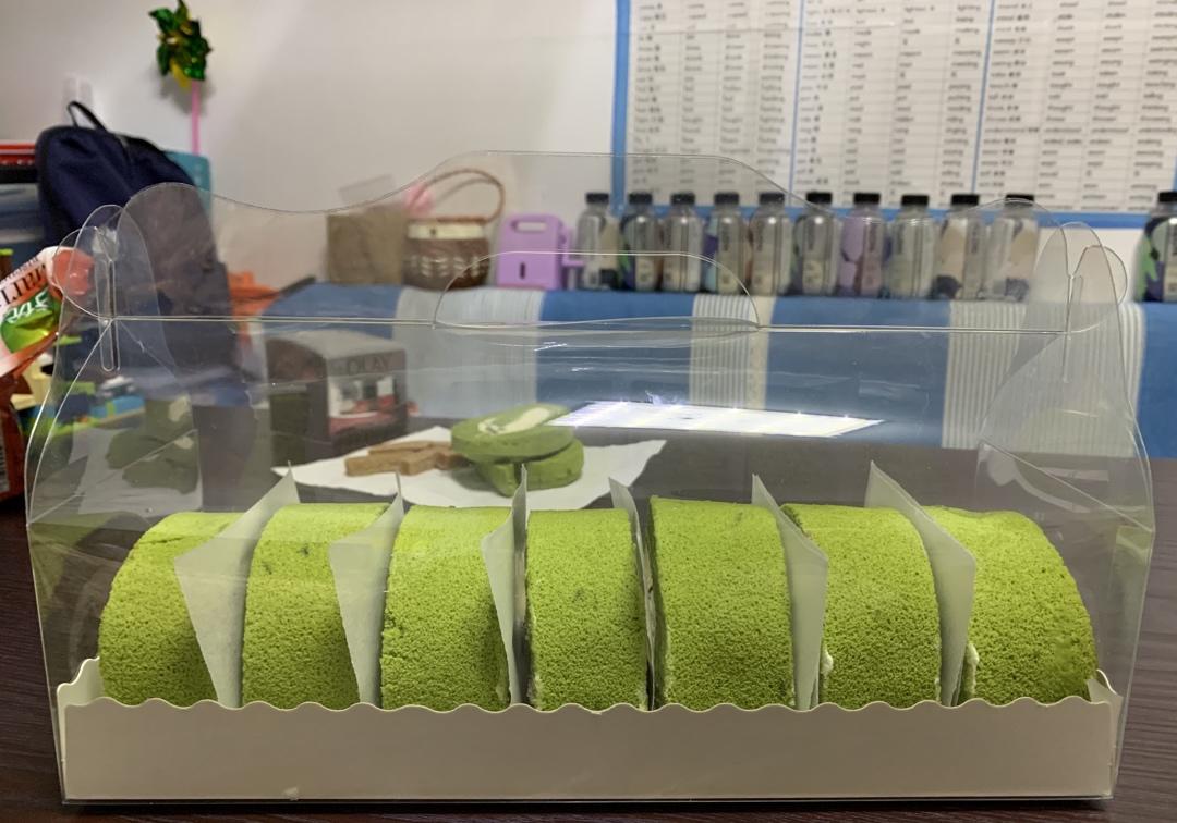 完美抹茶蜜豆蛋糕卷