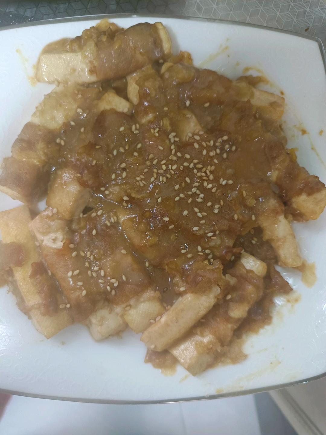 酱汁浓郁～好吃又美味！肥牛豆腐卷～绝了