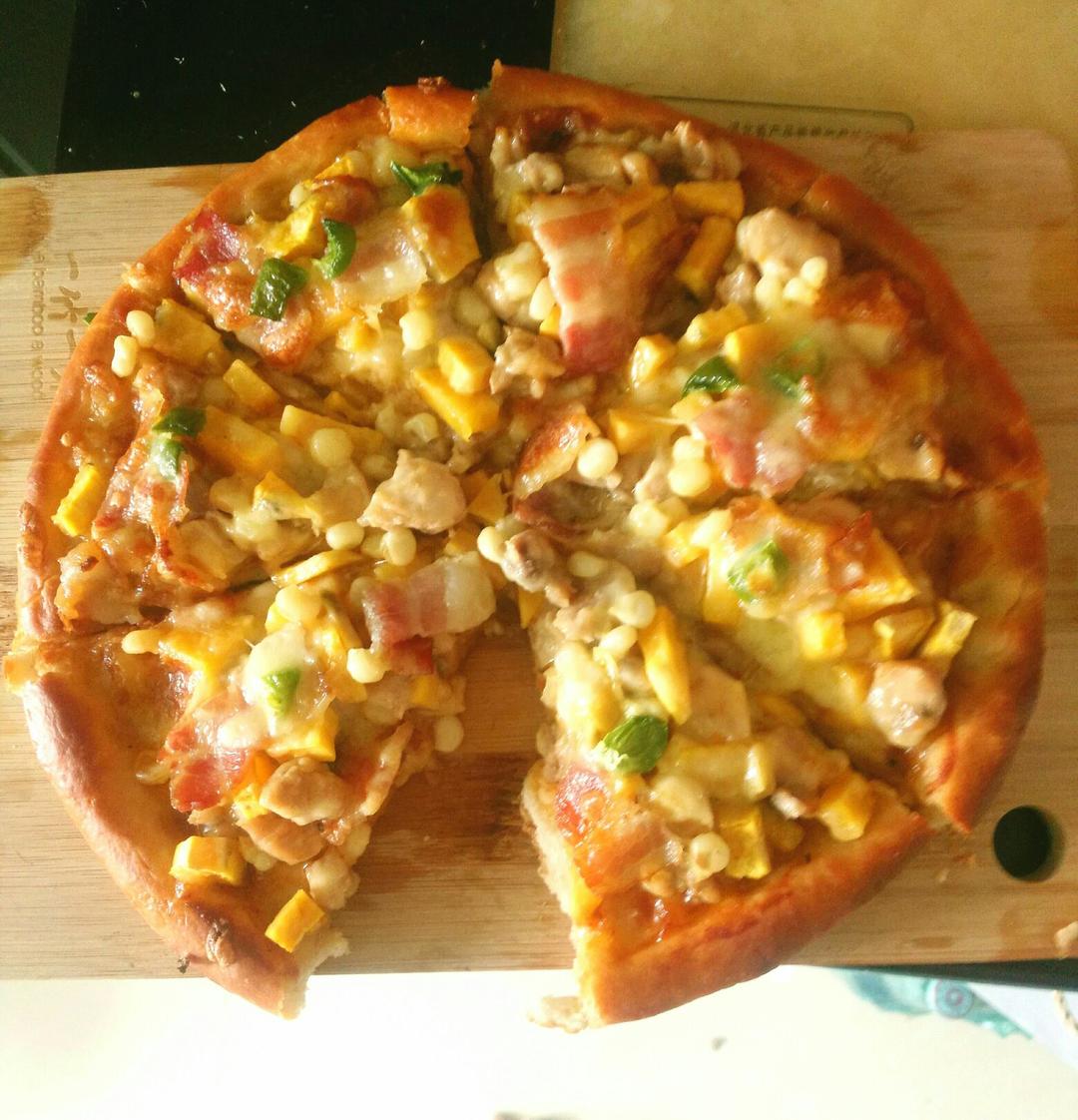自制厚底披萨面饼