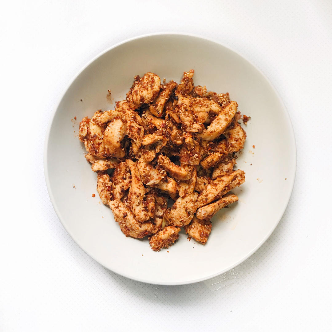 孜然鸡胸肉，低脂低卡好吃无压力。