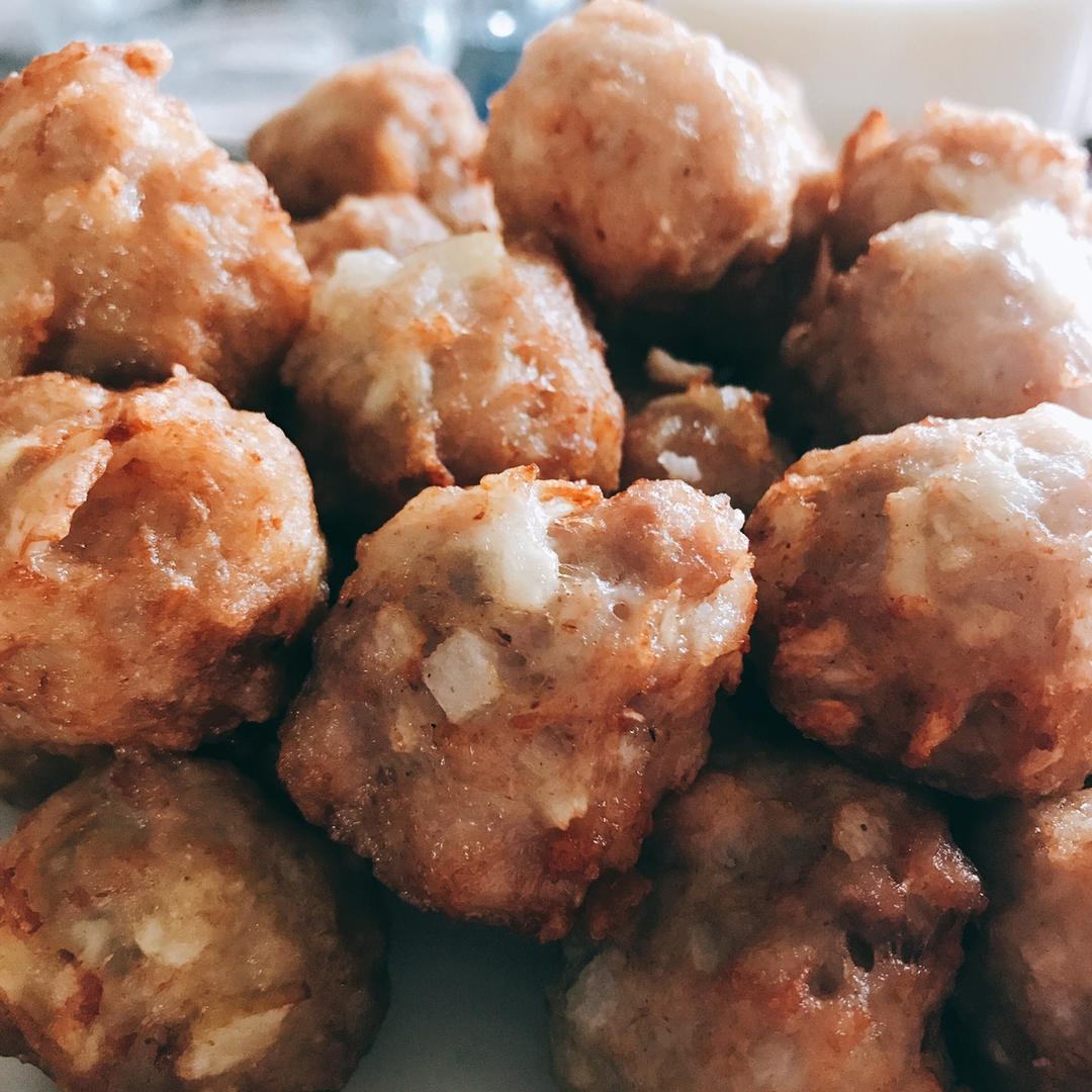 豆腐_吃喝玩乐专用号做的马蹄肉丸