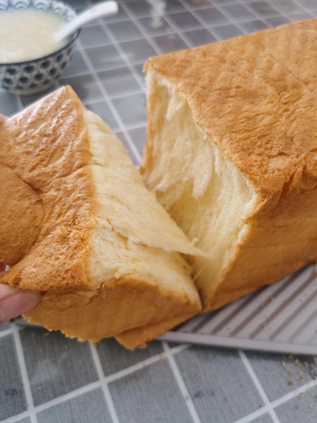 夺命软吐司(๑´ڡ`๑)超软拉丝极速方便的一次发酵吐司