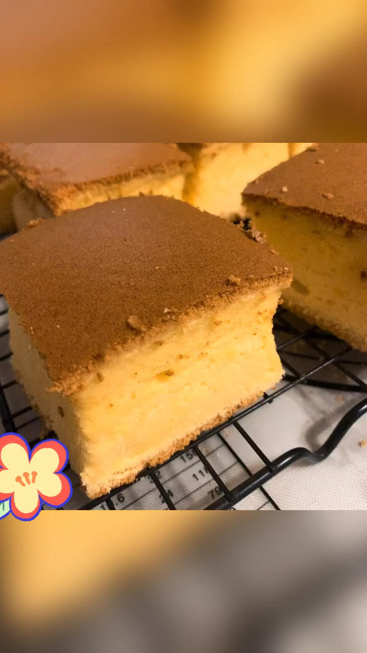 抖臀蛋糕--原味古早蛋糕