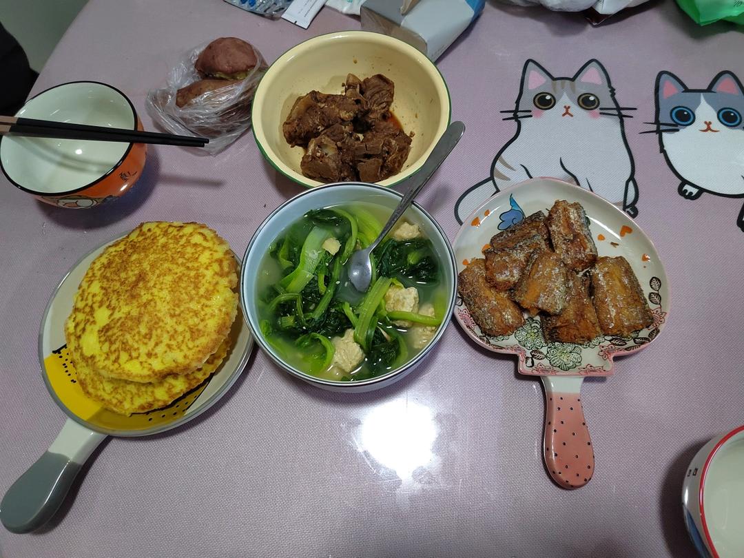 小白菜丸子汤