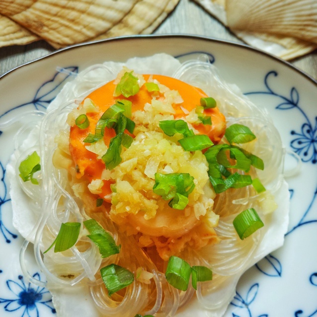 蒜蓉粉丝蒸扇贝