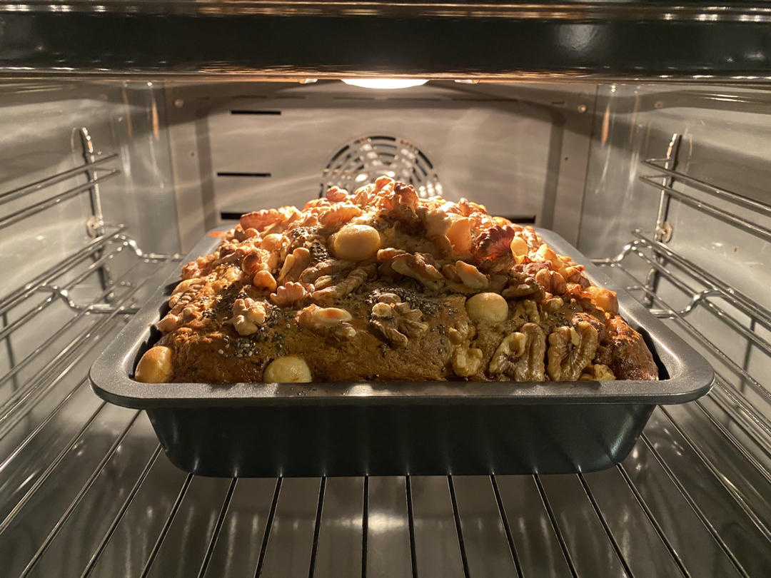 香蕉核桃蛋糕（低油少糖健康版）