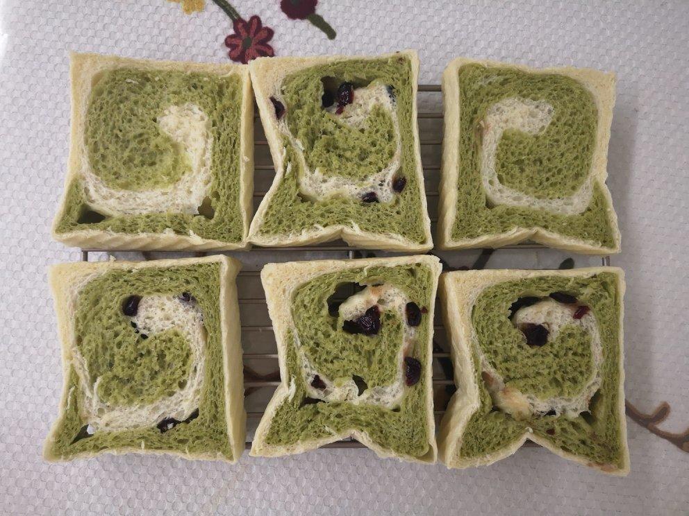 最正宗的日式抹茶红豆吐司