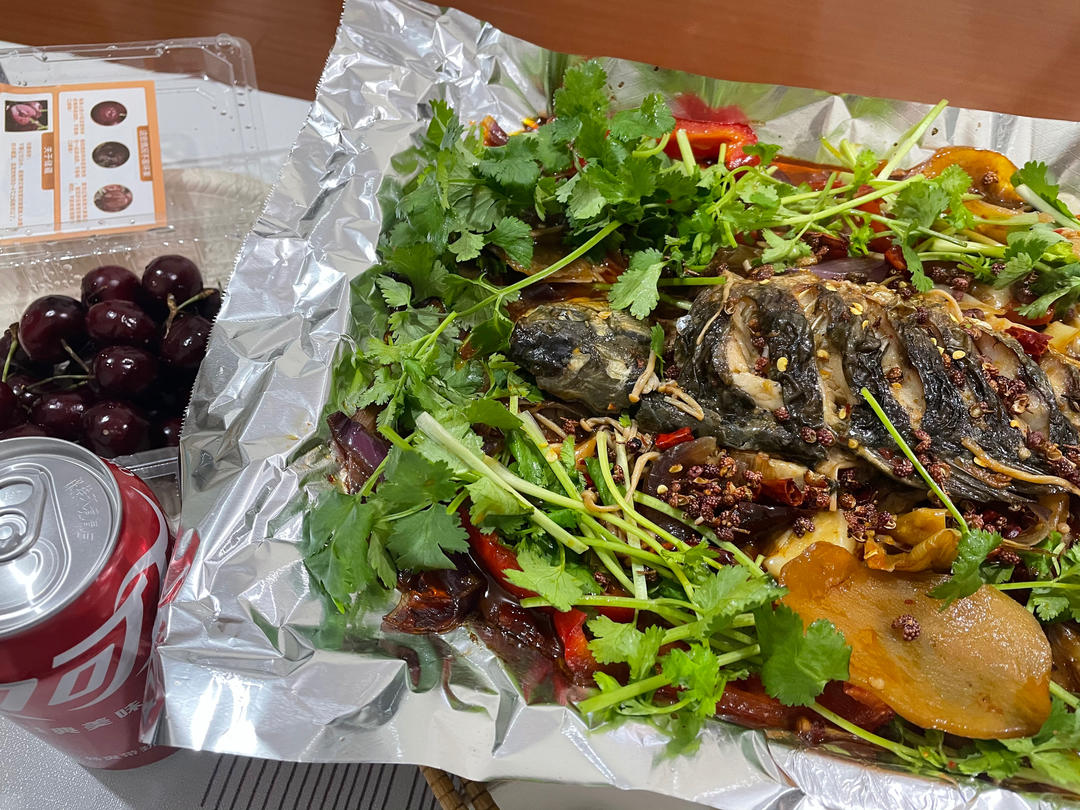 重庆烤鱼(烤箱版)爆好吃，爆简单