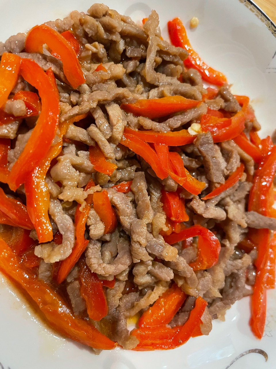 辣椒炒牛肉丝的做法