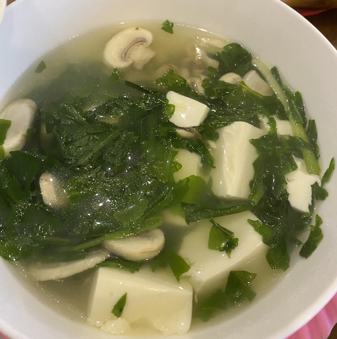 荠菜豆腐羹