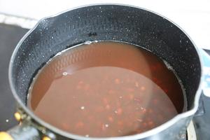 桂花红豆芋头甜汤的做法 步骤7