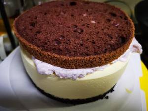 王炸惊喜蛋糕之奥利奥柠檬慕斯+草莓可可蛋糕🍰的做法 步骤12