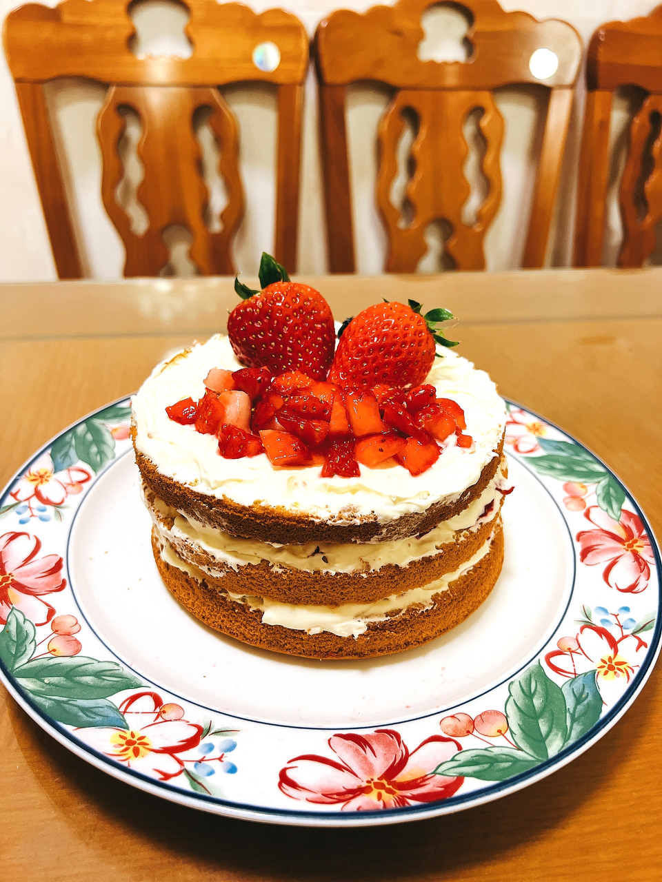 草莓🍓裸蛋糕