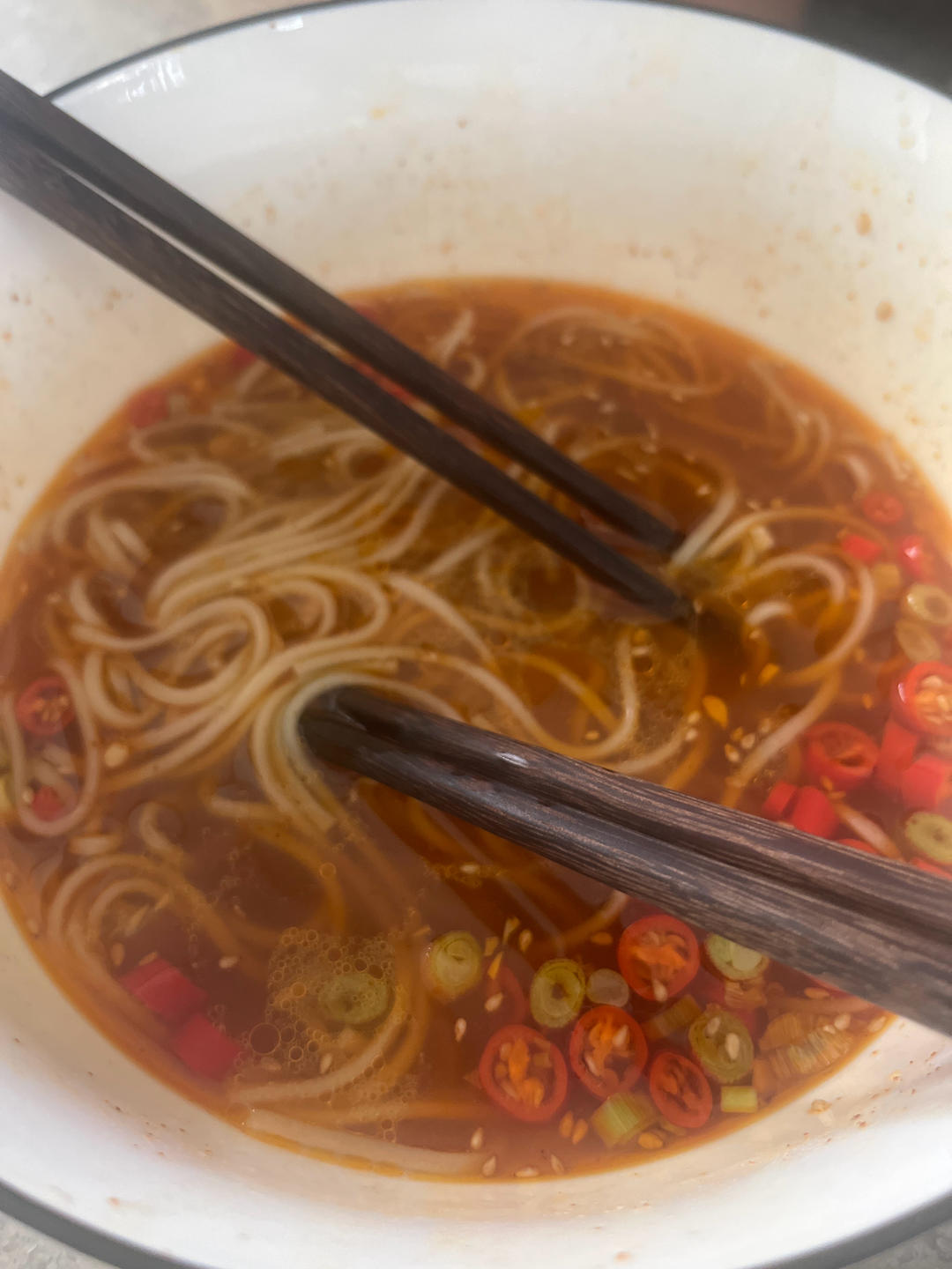 酸辣开胃的酸汤面