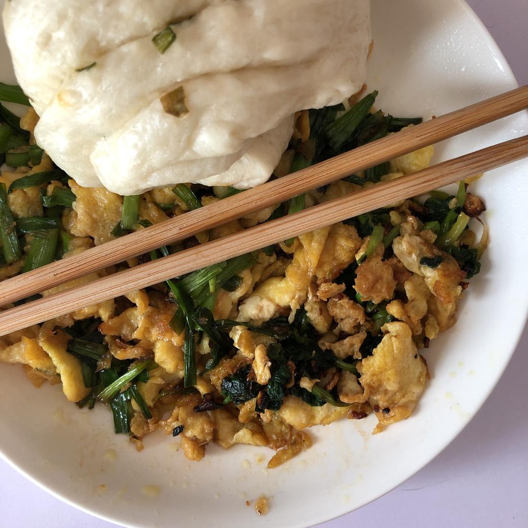 菠菜炒鸡蛋
