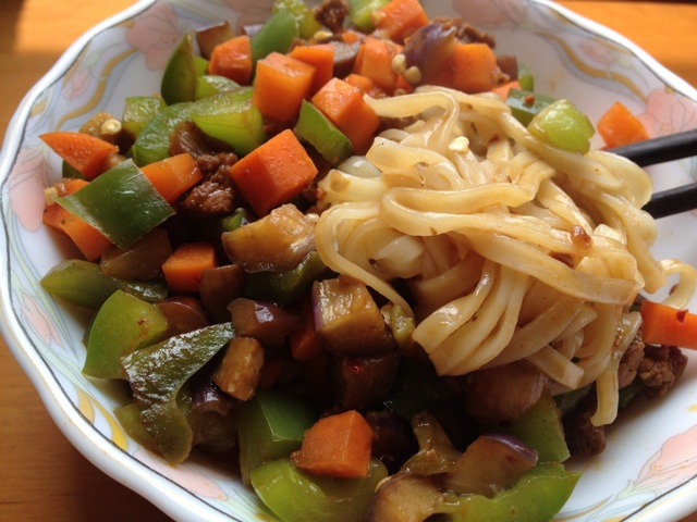 超好吃的 少油版 茄丁卤面