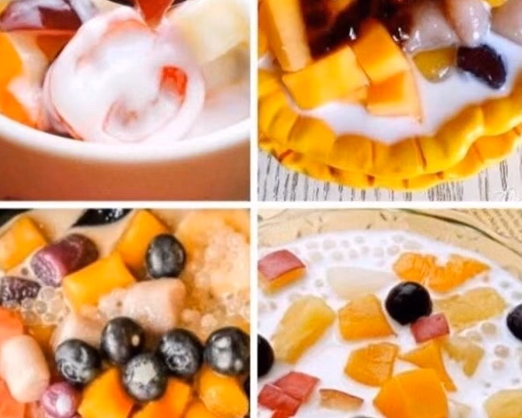 十款酸奶水果捞的做法