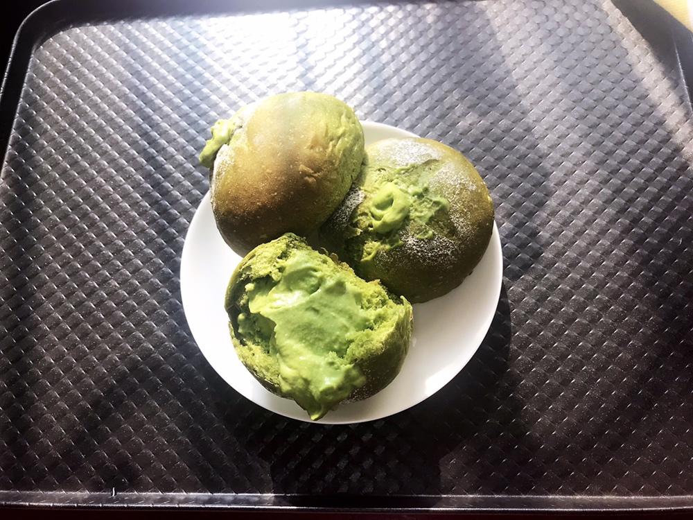 抹茶冰心小面包