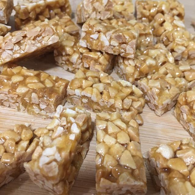 无水无油香脆花生糖