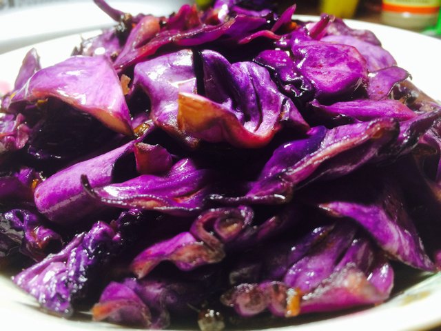 醋溜紫甘蓝