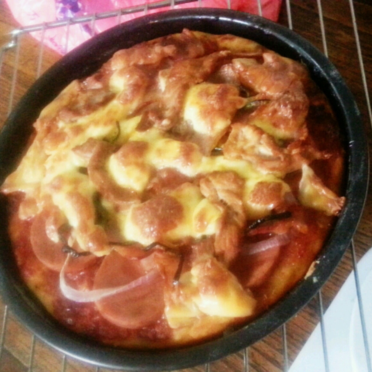 不用酵母的披萨底 No Yeast Pizza Dough