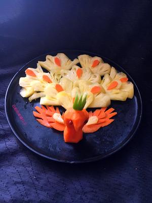 孔雀菠萝花的做法 步骤10