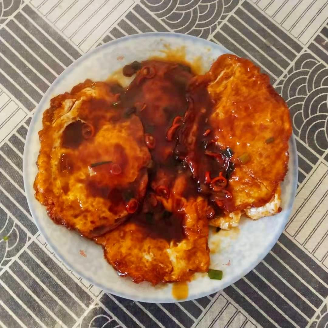 鸡蛋神仙吃法～给肉都不换的糖醋荷包蛋