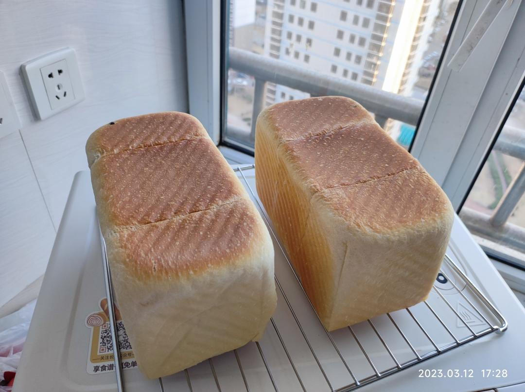 夺命软吐司(๑´ڡ`๑)超软拉丝极速方便的一次发酵吐司