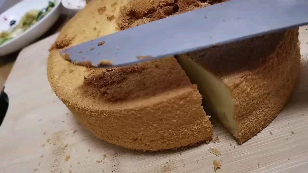 超柔软6寸戚风蛋糕(附8寸配方)零失败 超详细‼️含操作视频